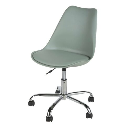 Chaise BRISTOL Maisons du Monde vert clair à hauteur réglable et roulettes