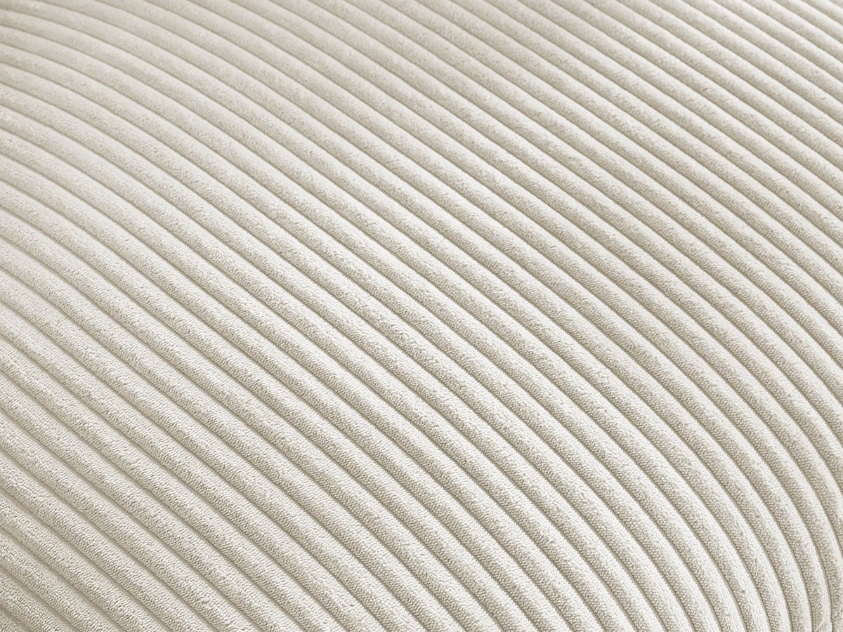 Chaise de bureau BOBOCHIC LALIE beige en velours côtelé avec roulettes — vue 13