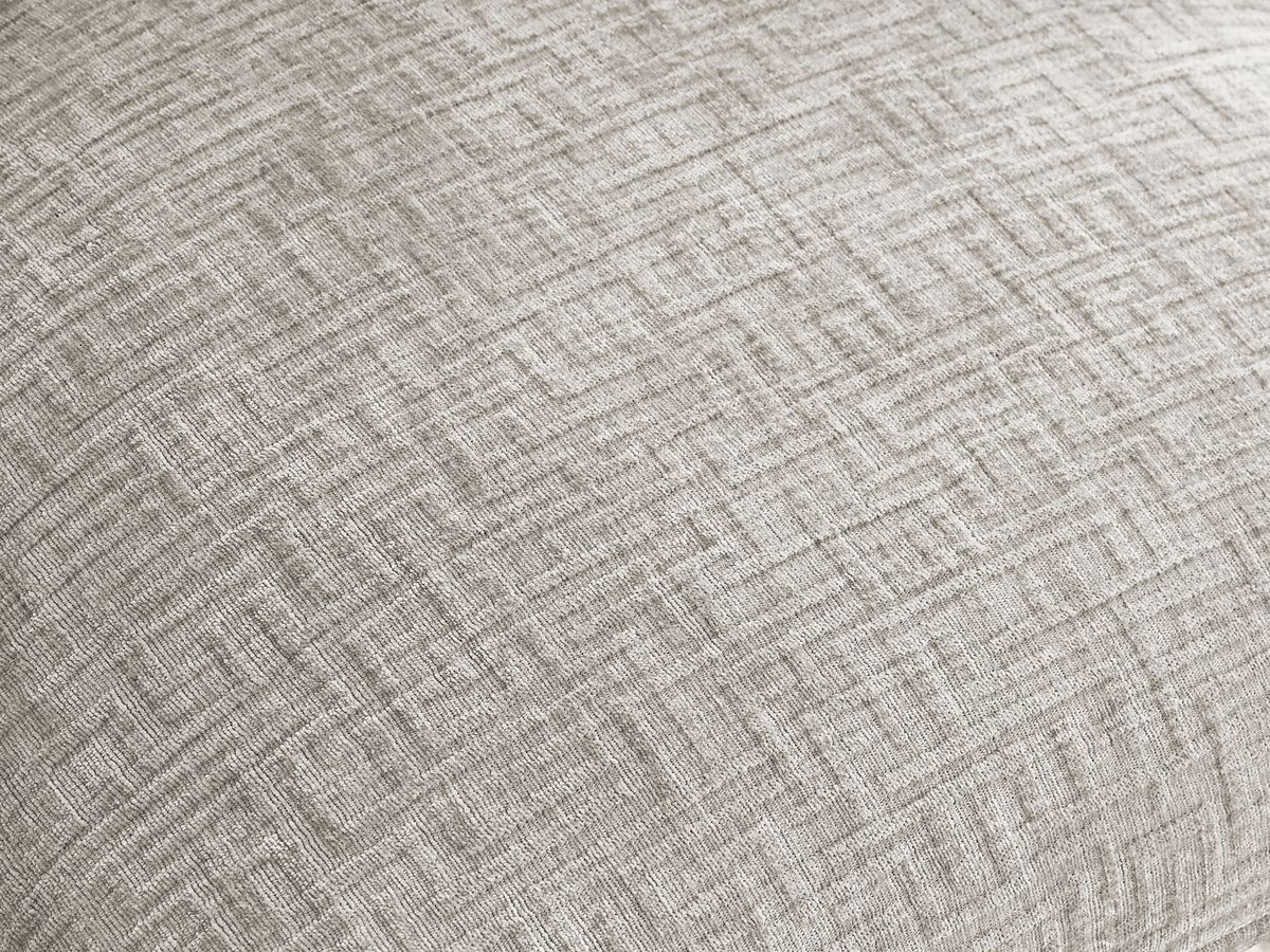 Chaise de bureau BOBOCHIC SOPHIE beige en tissu texturé avec roulettes — vue 13
