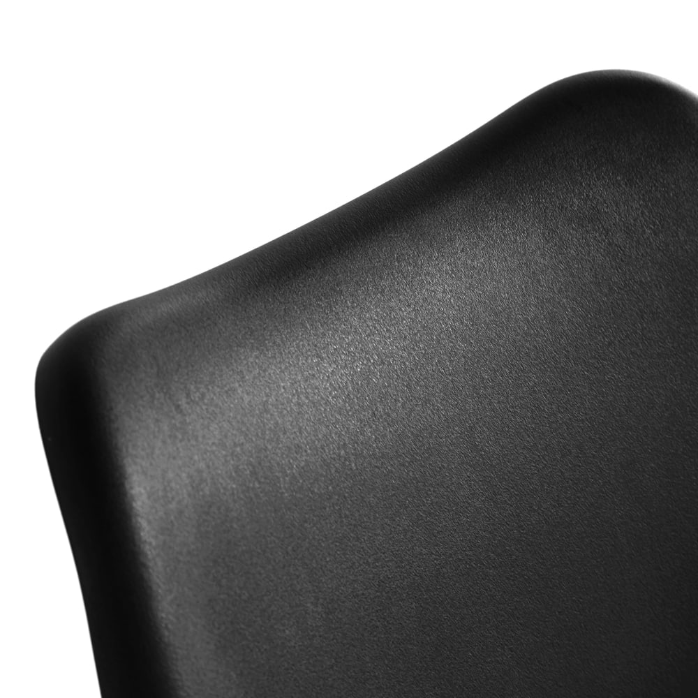 Chaise de bureau Nordlys ESBJERG à assise textile et piètement noir — vue 4